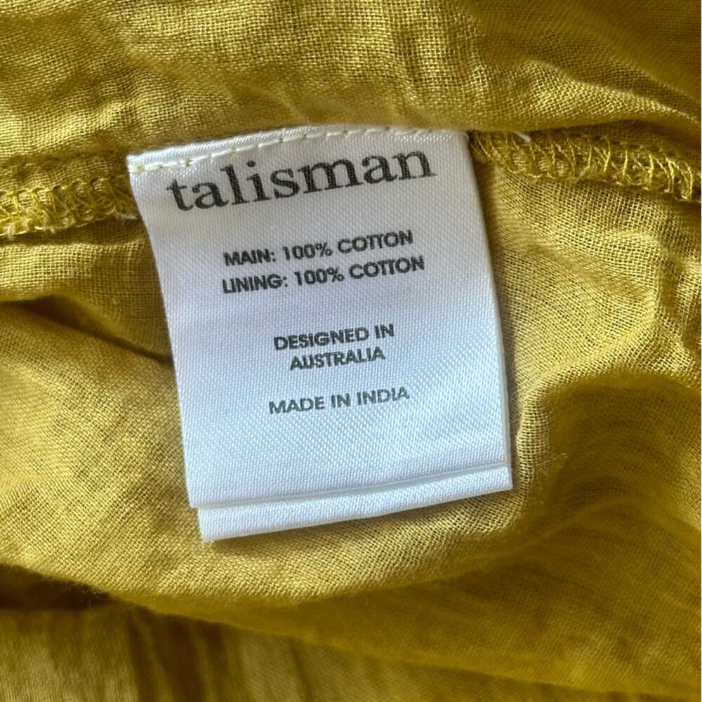 TALISMAN women's 100% cotton maxi sleeveless dress - Australia - SIZE M - MEDIUM - Picture 8 of 14
